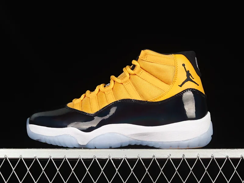 All categories Air Jordan Jordan series basketball shoes Air Jordan 11 pure original version Air Jordan 11 Retro "Black Yellow" AJ11 Joe 11 black yellow CT8012-118